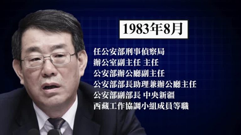 前公安部副部長楊煥寧被立案審查
