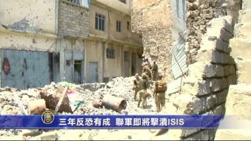 三年反恐有成  聯軍即將擊潰ISIS