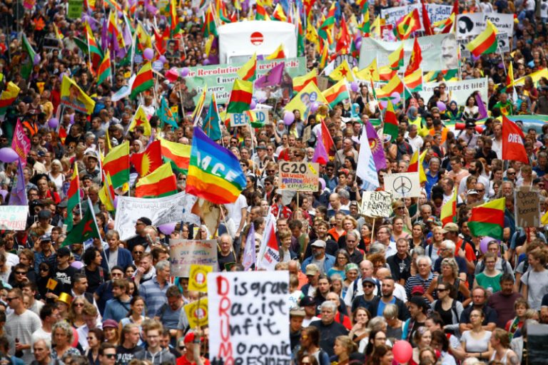 G20峰會後騷亂仍未息 漢堡一片殘破不堪（視頻）