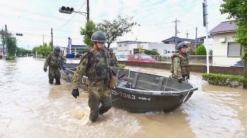 日本九州洪災 多地成孤島 15死多人失蹤（視頻）