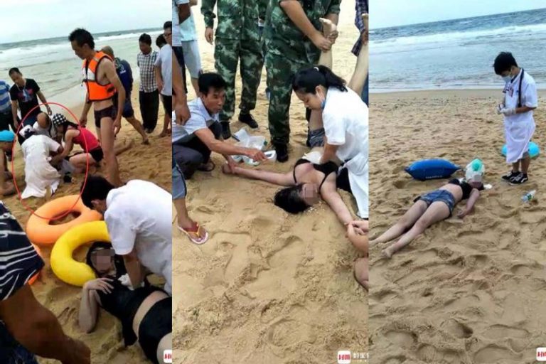 廣東8名遊客擅闖禁區游泳 4死1人情況不明