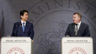 安倍晉三首赴丹麥進行雙邊會晤  探討朝核威脅