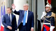 川普訪問法國 馬克龍高規格接待