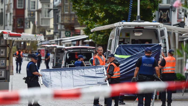 瑞士電鋸傷人3輕傷2重傷 逾百警力追捕嫌犯