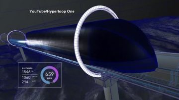 超级高铁Hyperloop One 创最高测试速度