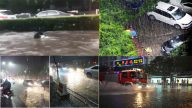 降大雨水淹北京城  13处积水171个景点关闭