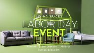 【广告】LIVING SPACES 劳动节大促销