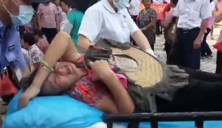 中國廣東村民土地維權 與警爆衝突 有人受傷送醫