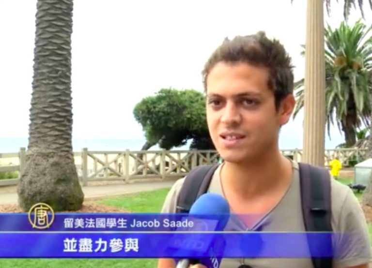 連署聲援反活摘 遊客：正義必須伸張