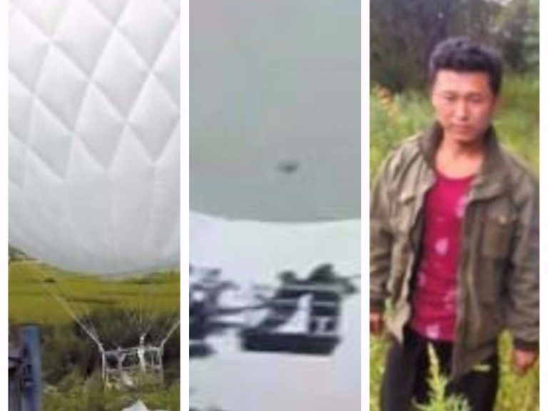 七夕坐氣球失控 吉林男百米高空留遺言「我飛了」（視頻）