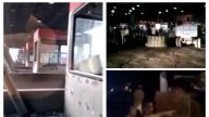 唐山收费站殴打回民酿骚乱 防暴警察被围“跪下”呼声震野（视频）
