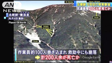 朝鮮核試場現空洞 坑道崩塌傳約200人死亡