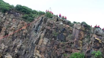 香港登山事故增加 「紅衣飛虎」演練拯救