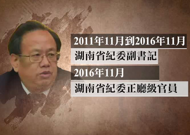 湖南省紀委前副書記李政科落馬