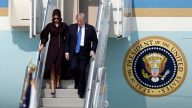 川普訪華 美2架神秘軍機提前現身北京機場