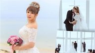 小小瑜今披婚纱 美国教堂完婚