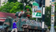 津巴布韋政變 軍車進首都 UN籲對話