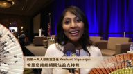 美国前第一夫人政策室主任 Krishanti Vignarajah向观众拜年