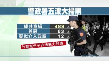 扫黑帮涉陈抗 警政署已蒐证统促党、爱同会