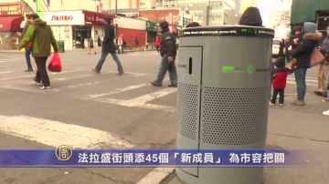 法拉盛街头添45个“新成员” 为市容把关