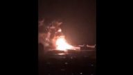 武汉电子厂大爆炸 火光冲天伤亡未明（视频）