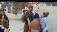 巴勒斯坦少女甩巴掌 以色列士兵木然回應(視頻)