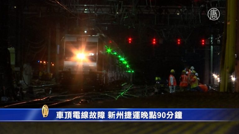 車頂電線故障 新州捷運晚點90分鐘