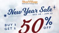 【廣告】Shoe Village新年大優惠 買第二雙半價