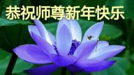 中国各地高等院校、各行业青年法轮功学员恭贺李洪志大师新年好