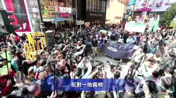 【禁聞】反一地兩檢 香港萬人新年大遊行