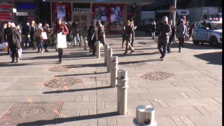 防恐襲 阻意外 1500個輕巧路障將現身紐約