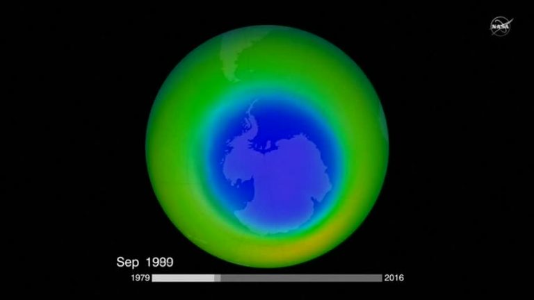 NASA：南極臭氧層空洞已修復20%