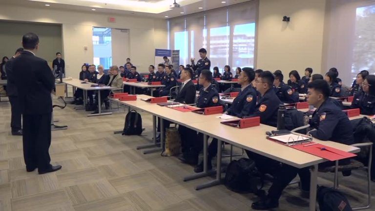 台灣警校生遊學休市 首次受訓實戰課程