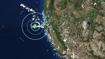 北加外海发生两起5级以上地震