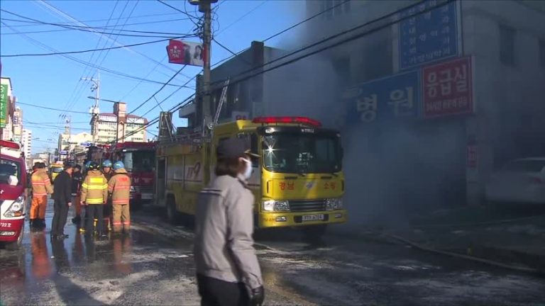 韓國醫院大火傷亡重 總統：竭盡搶救