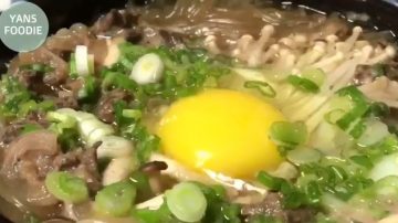 冬季暖身 韩式牛肉锅（视频）