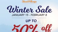 【廣告】Shoe Village冬季大熱賣 高達50%折扣