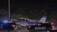 美國加州小飛機驚險迫降高速公路 幸無人傷亡