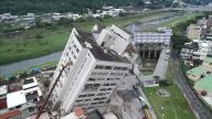 台灣強震 緊急搶救 至少8死66失聯