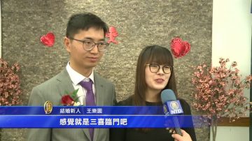 抢在情人节结婚 圣塔克拉拉现结婚潮