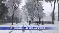 寒流席卷欧洲大陆 罗马六年来首降雪