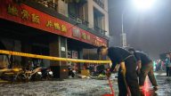 高雄便当店气爆惊人 现场找到12支未爆炸瓦斯桶