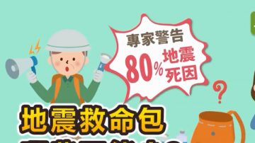 专家警告地震80％死因 5大防震自救一定要知道（视频）