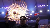 冬奧會山寨金正恩闖入朝鮮啦啦隊 場面大亂