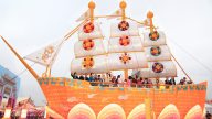 台灣燈會最亮眼 「法船」花燈璀璨登場