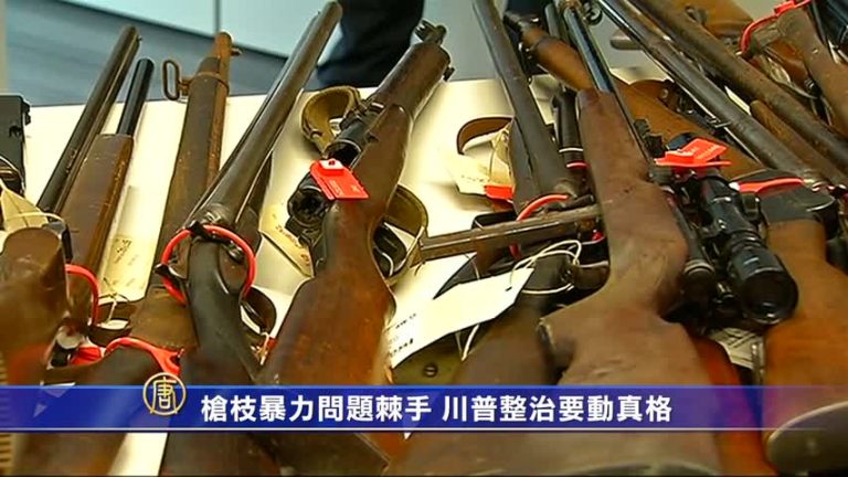 槍枝暴力問題棘手 川普整治要動真格