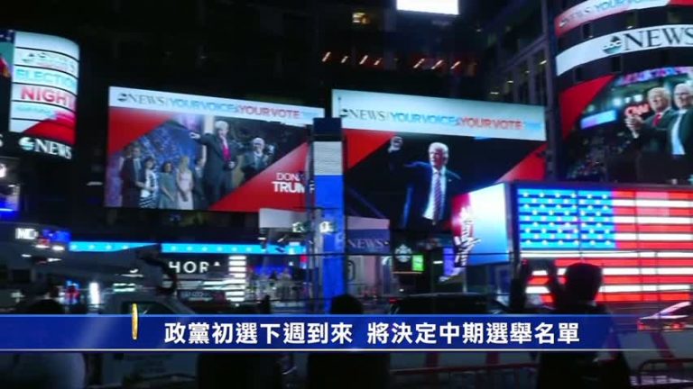 政黨初選下週到來 將決定中期選舉名單