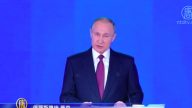 大选前 普京发表国情咨文 展示新武器