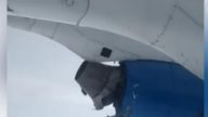 吉國客機引擎空中鬆脫急返航 乘客尖叫哭泣（視頻）