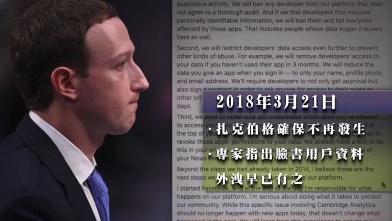 時事備忘錄：扎克伯格國會作證 臉書事件回顧